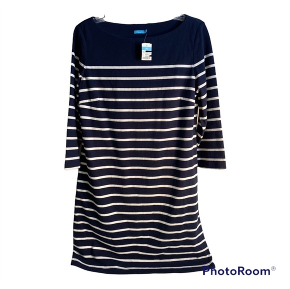 J McLaughlin Striped Dress Size L - Picture 4 of 4